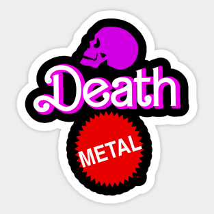 Death Metal Barbie Sticker